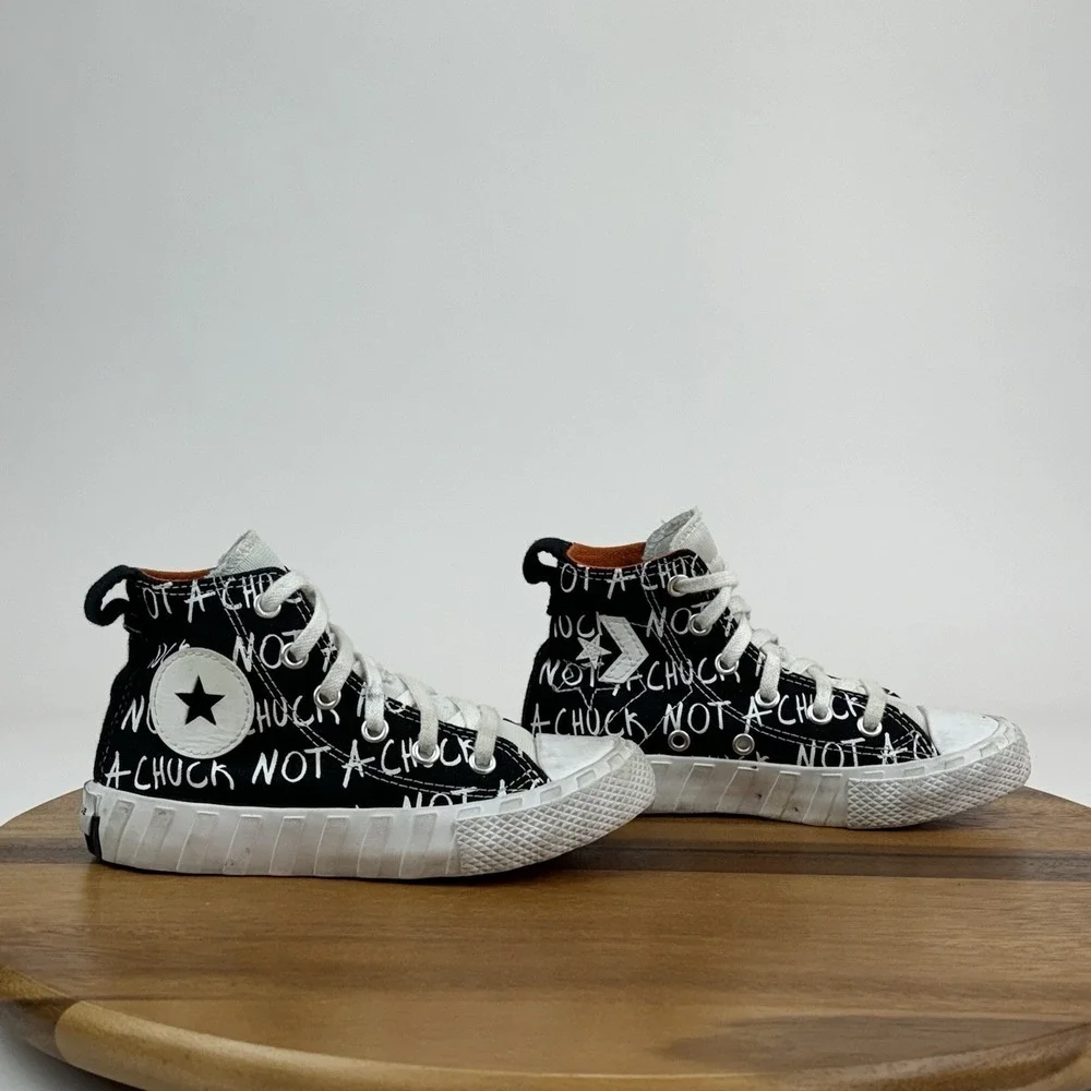 Little Kids Boys Converse UNT1TL3D Not a Chuck‎ Black Sneakers Shoes Size 11 C